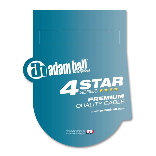 Adam Hall Cables K4 BYVW 0600 - Kopfhörerverlängerung 3,5 mm Klinkenbuchse stereo auf 3,5 mm Klinke