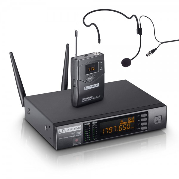 LD Systems WS 1G8 BPH - Funkmikrofon System mit Belt Pack und Headset
