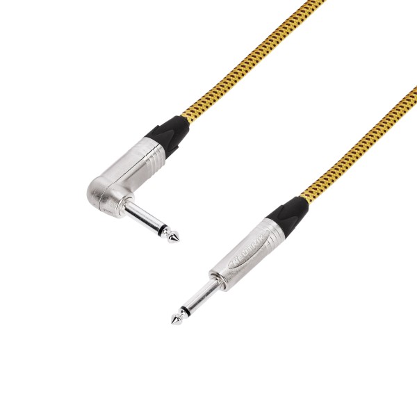 Adam Hall Cables 5 STAR IRP 0450 VINTAGE - Instrumentenkabel NEUTRIK® 6,3 mm Winkelklinke auf 6,3 mm