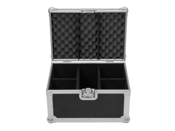 EUROLITE Set 4x LED Silent PAR 6 QCL Floor sw + Case