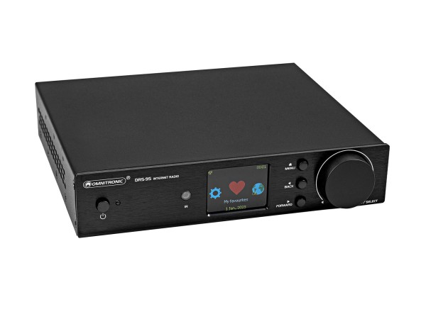 OMNITRONIC DRS-95 Internetradio mit DAB+ und Bluetooth
